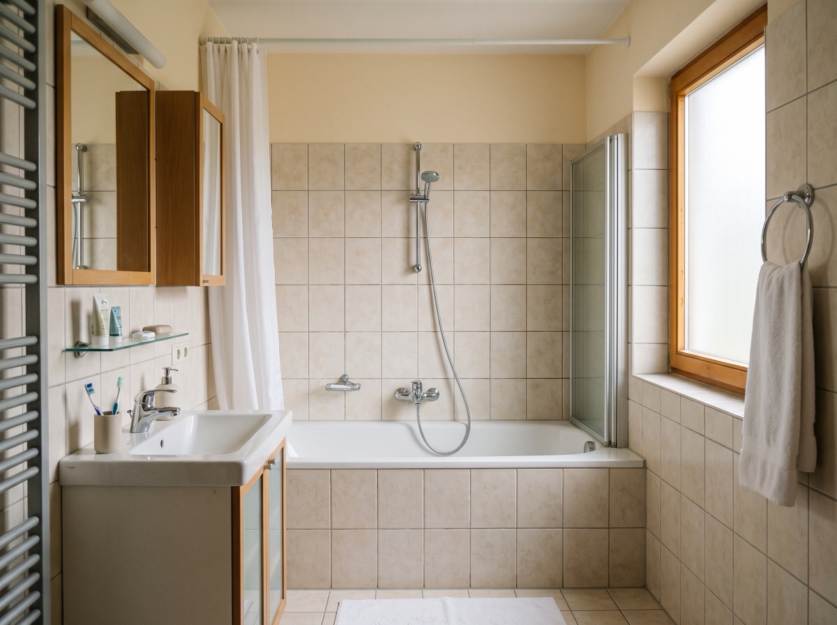 Alte Badewanne vor dem Umbau